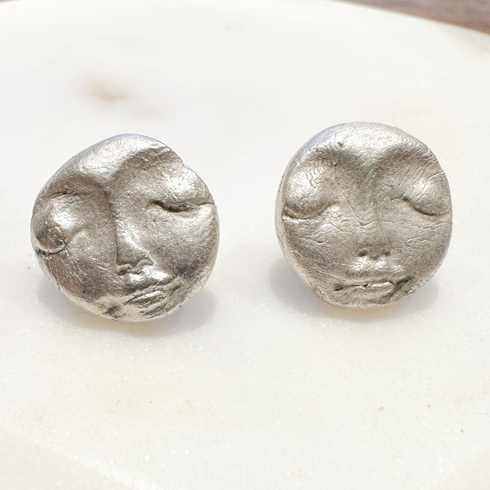 Large Two Face Studs