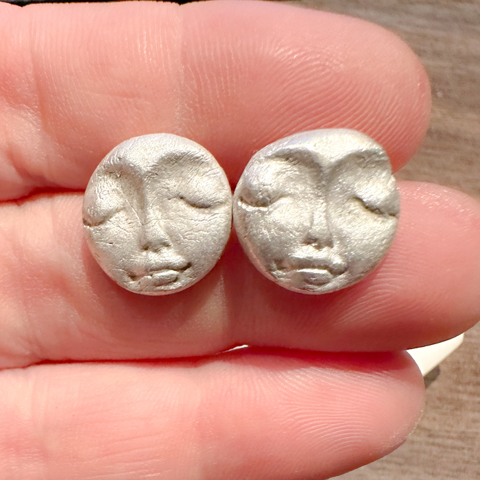 Large Two Face Studs