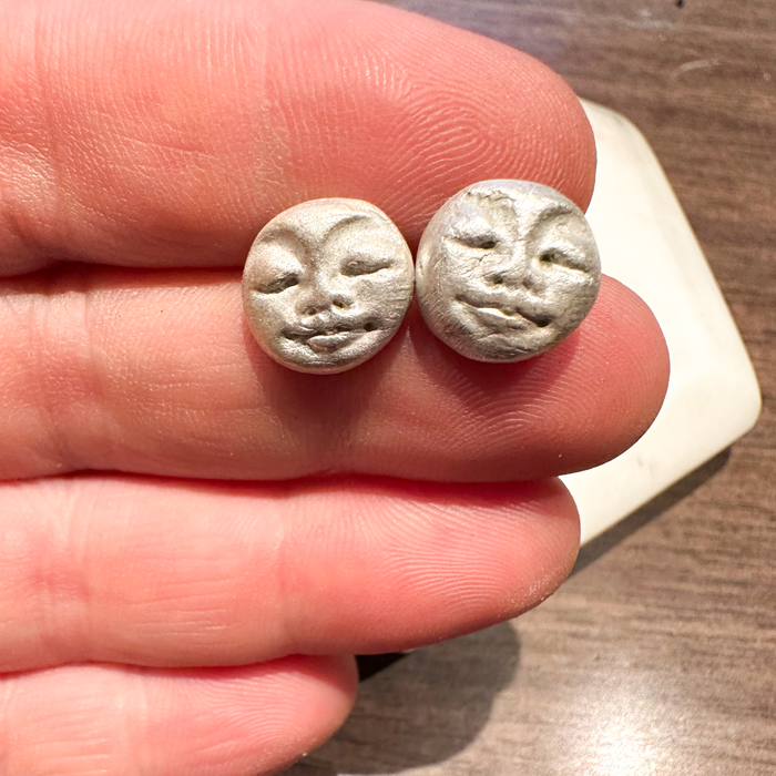Small Two Face Studs